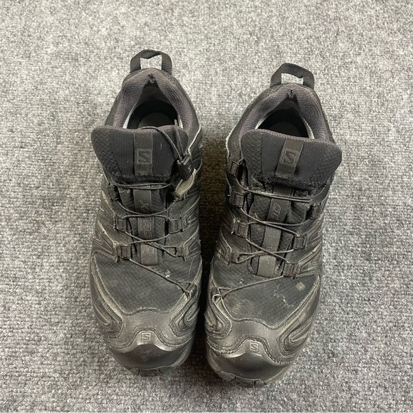 SALOMON Men’s XA Pro 3D Black Trail Hiking Shoe Toggle Laces size: 8.5 - Picture 1 of 12